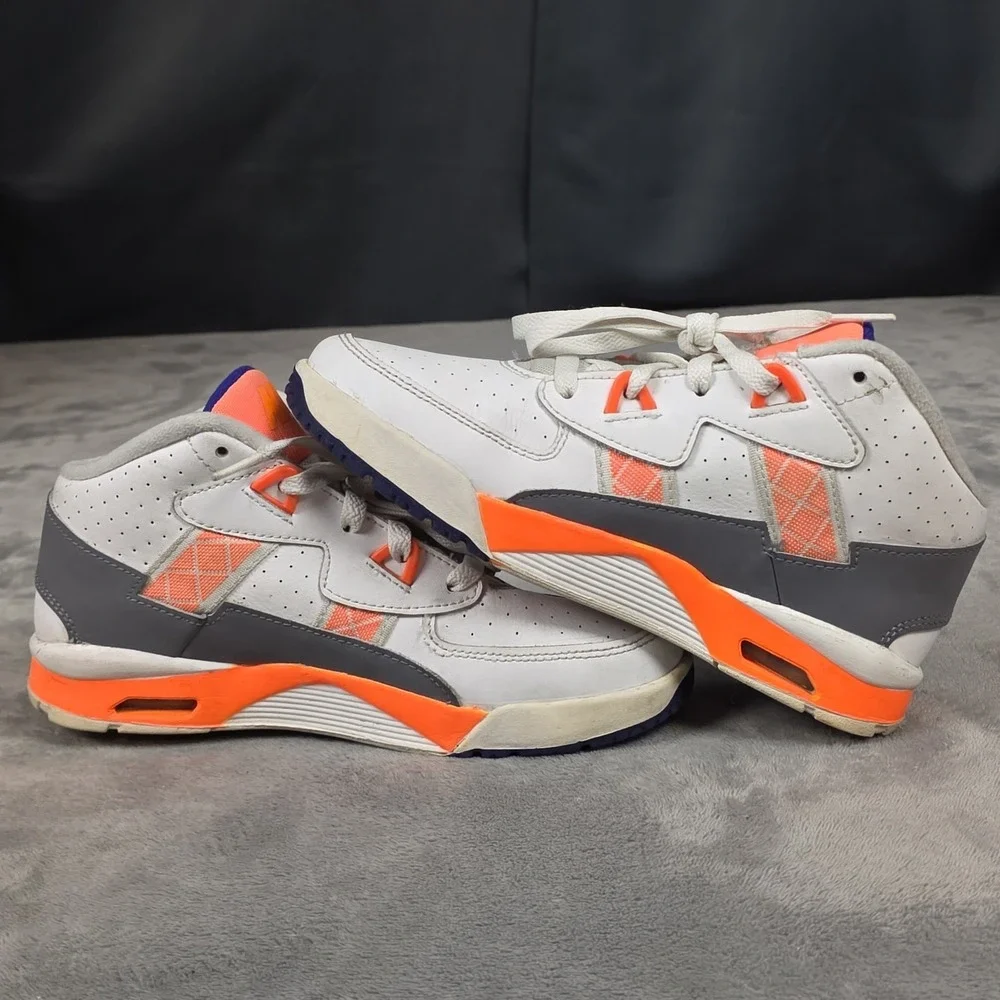 Nike Air Max Trainer SC Orange White DV2353-100 US Size 2.5Y - Picture 6 of 9